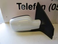 Au�enspiegel elektrisch lackiert rechts Weiss, Besch�digt, siehe Bilder<br>RENAULT MEGANE II KOMBI (KM0/1_) 1.5 DCI