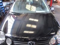 Motorhaube Schwarz L041 Kratzer,Steinschl�ge siehe Foto<br>VW POLO 9N2 1.2