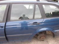 T�r links hinten Topasblau Metall. 364,Kratzer siehe Foto<br>BMW 3 TOURING (E46) 318I