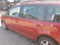 T�r links hinten Rot LA3W<br>VW TOURAN (1T1, 1T2) 2.0 TDI